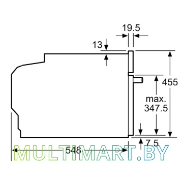 Электрический духовой шкаф Bosch CMG656BS1M картинка 6